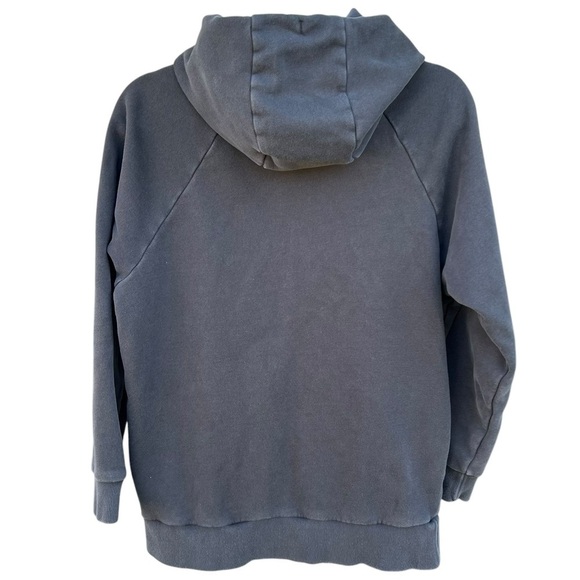 Vuori Restore Oversized Full Zip Hoodie Washed Gray Thick Cozy Pockets Hood XS - Picture 2 of 13